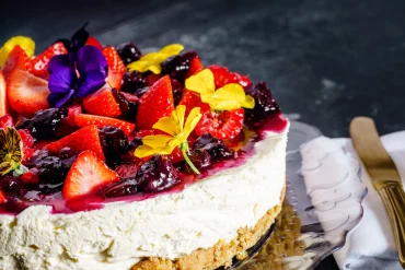 kuchen ideen sommer erfrischende rezepte kaesekuchen mit beeren