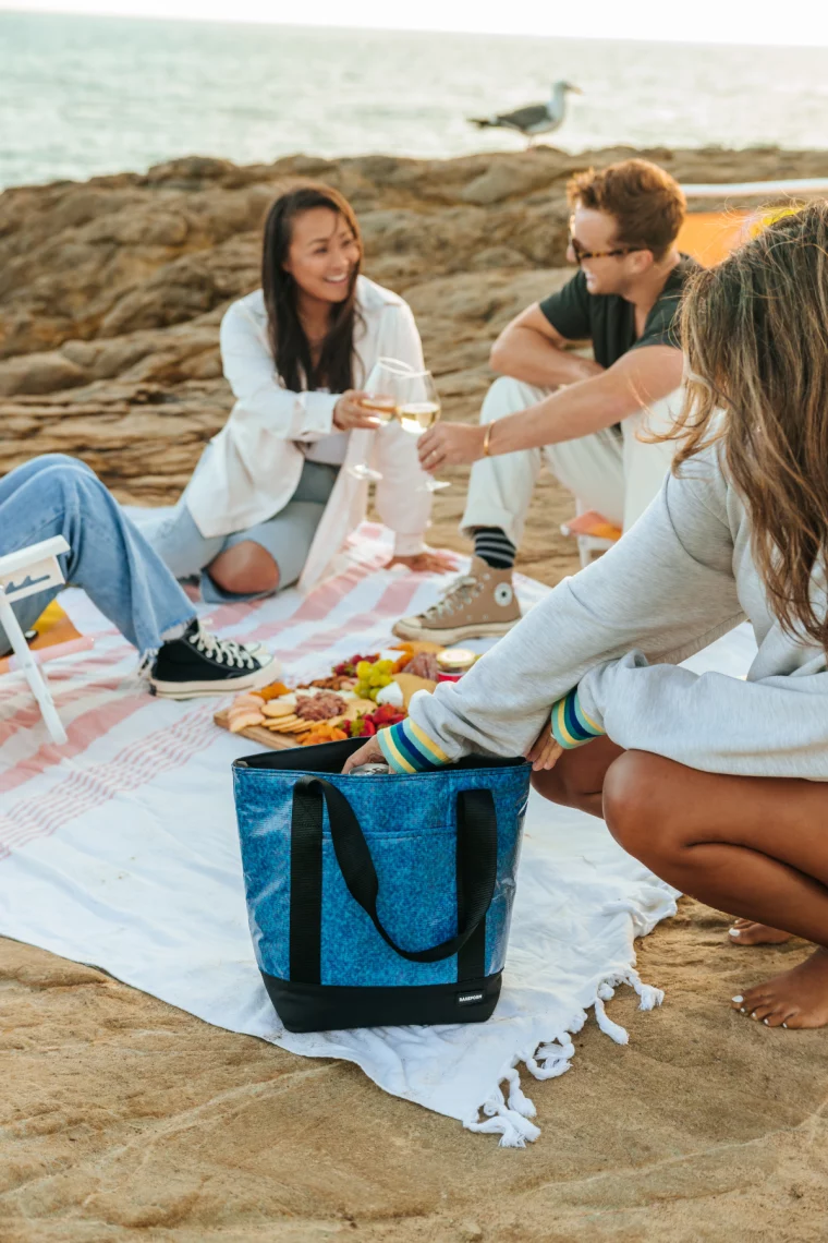 snacks fuer den strand gesund und saettigend