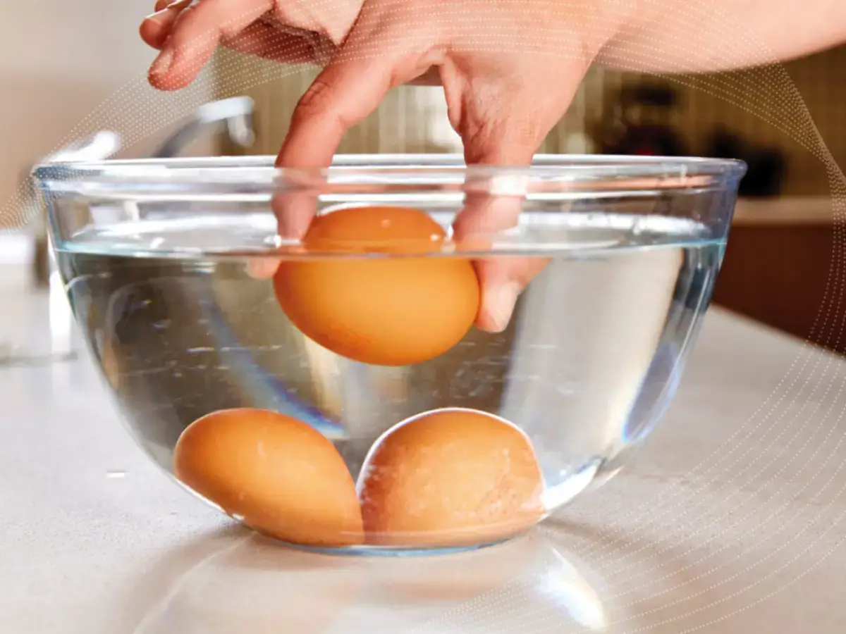 abgelaufene lebensmittel essen folgen eier frischheit testen in wasser