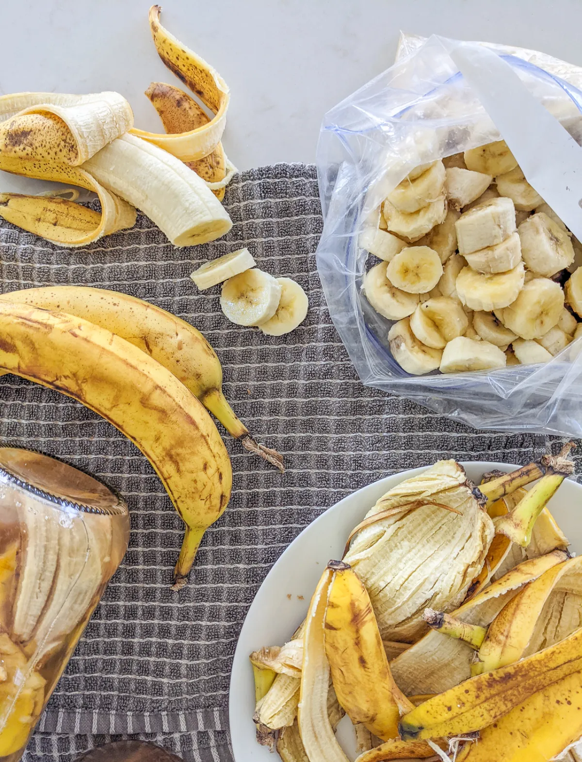bananenschalen als düngemittel verwenden trockendünger selbst herstellen