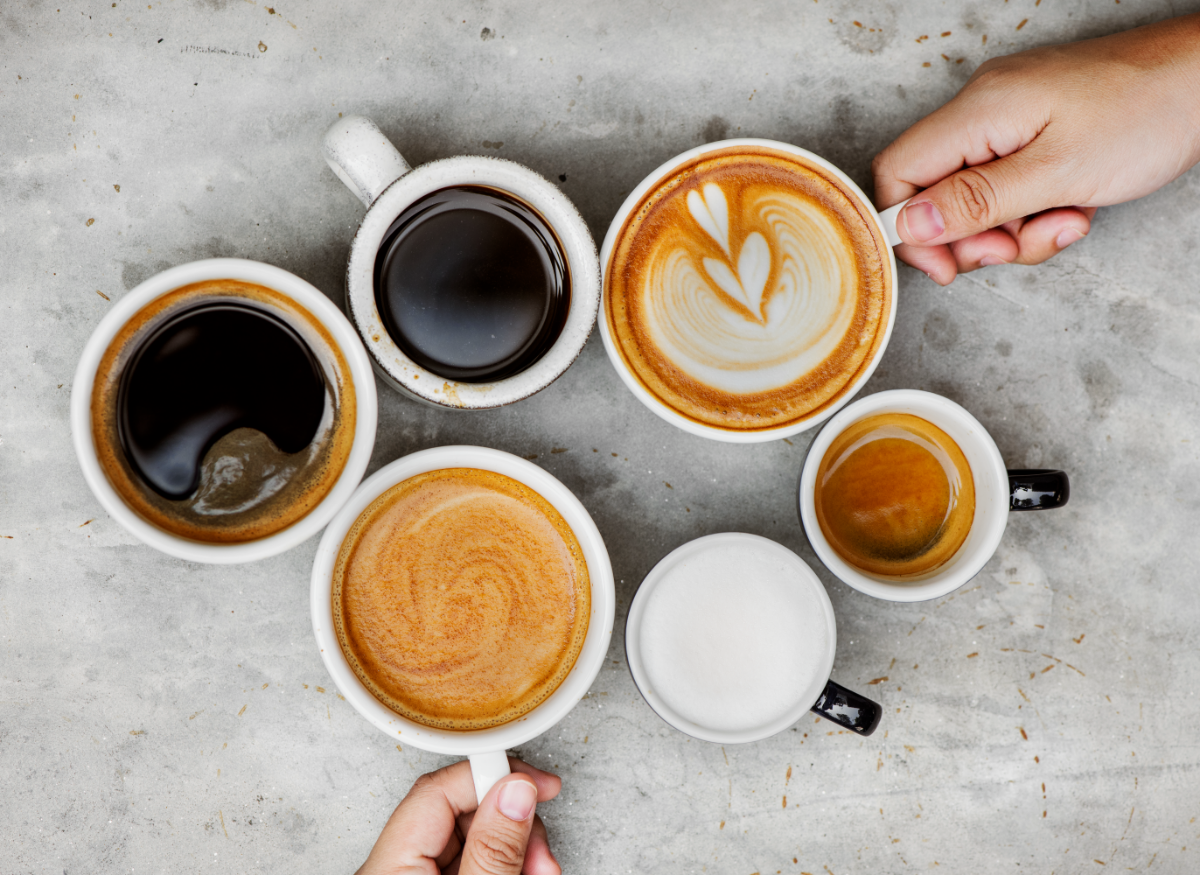 gesunde kaffeegewohnheiten kaffeearten in tassen kaffee trinken