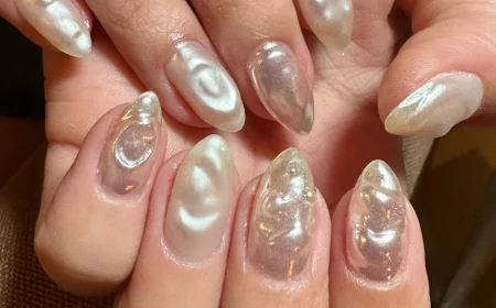 kimkimnails pearl nails