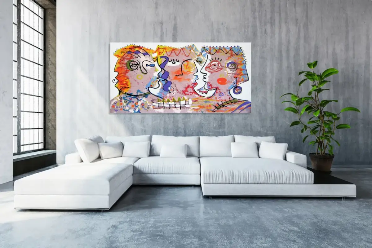 kubismus malerei kunst und kunsthandwerk was ist das singuleart gemaelde kubismus gesichte ueber sofa
