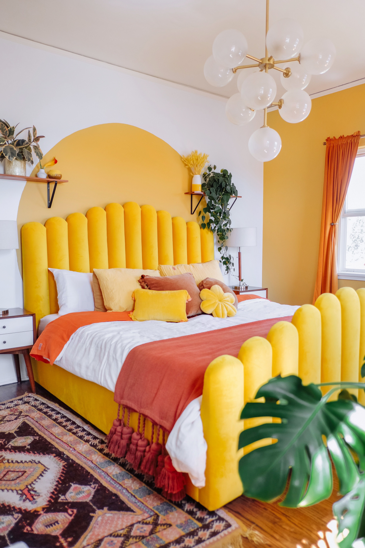 ein schlafzimmer in gelb und warum diese farben fuer bett nicht