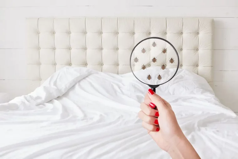 was tun gegen bettwanzen bettwanzen erkennen im bett schwarze flecken im bett