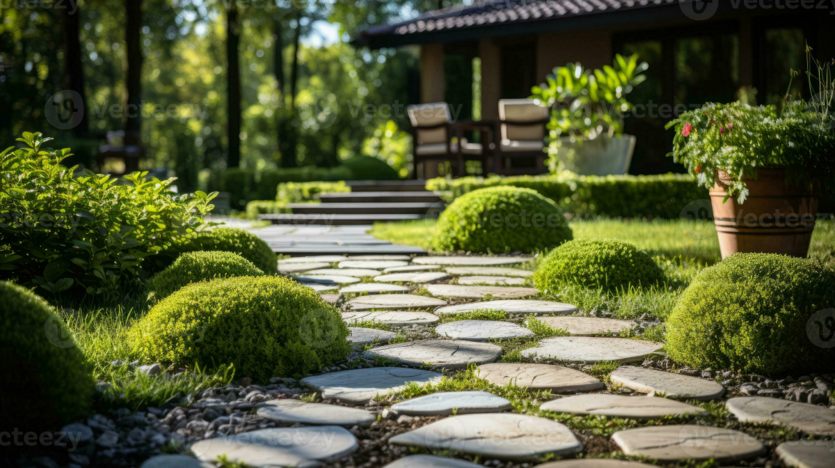 inspiration zu pflastersteinen fuer den garten und wie sie verlegen