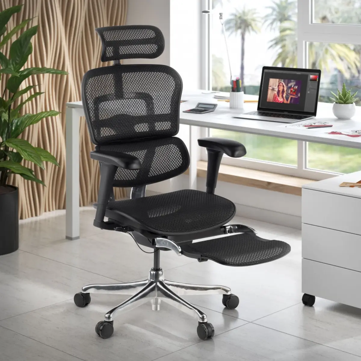 schreibtischstuhl modern ergonomischer buerostuhl buerostuhl 365 schwarz mit meschruecken