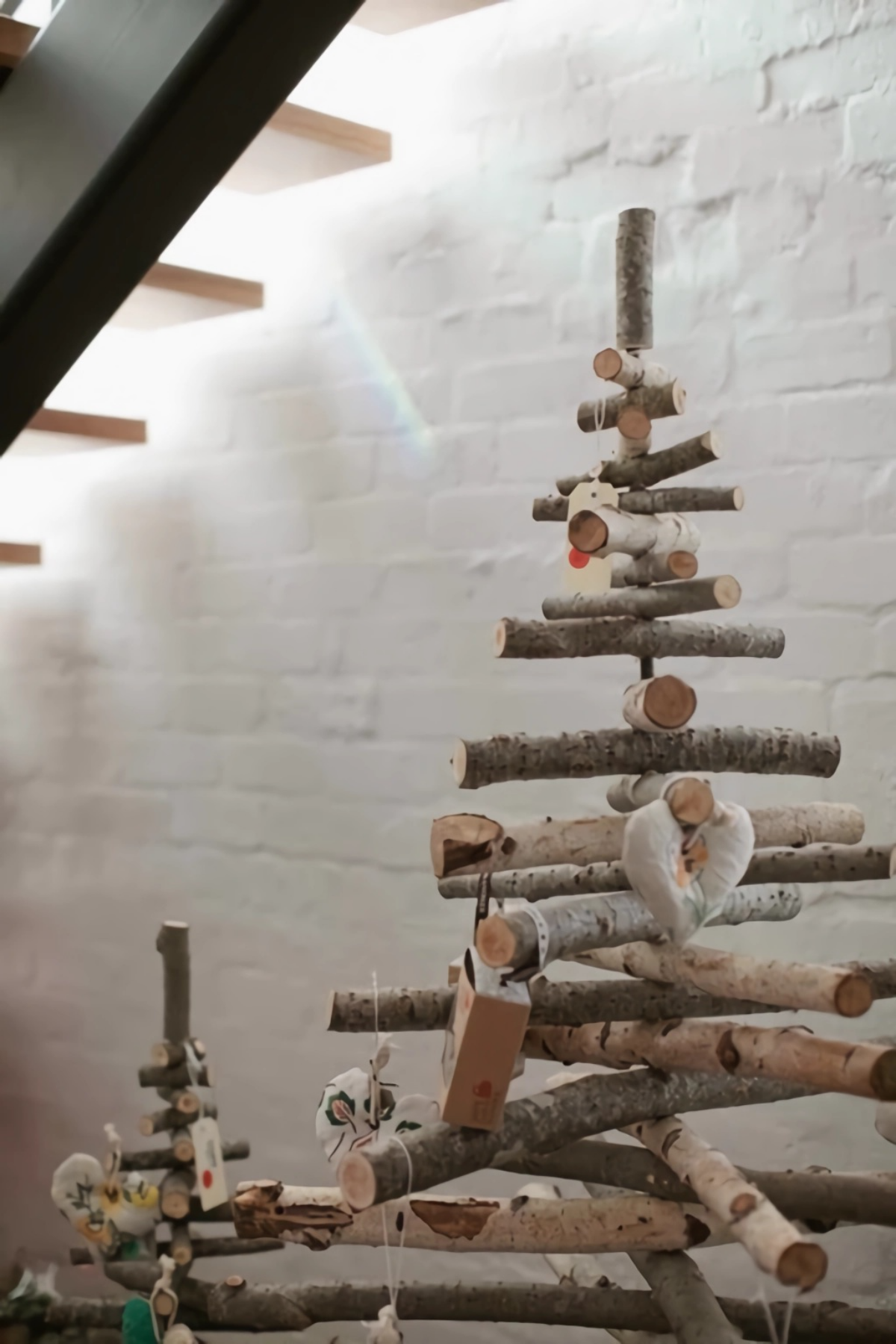 skandinavischer weihnachtsbaum aus holz selber machen