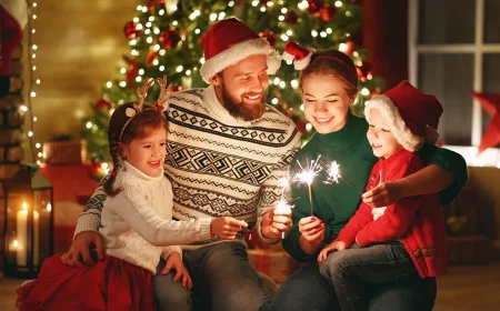 weihnachtsgeschenk familie und wie feiern sie weihnachten