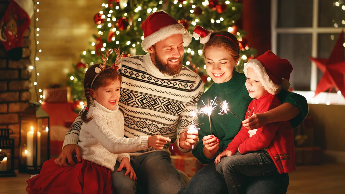 weihnachtsgeschenk familie und wie feiern sie weihnachten