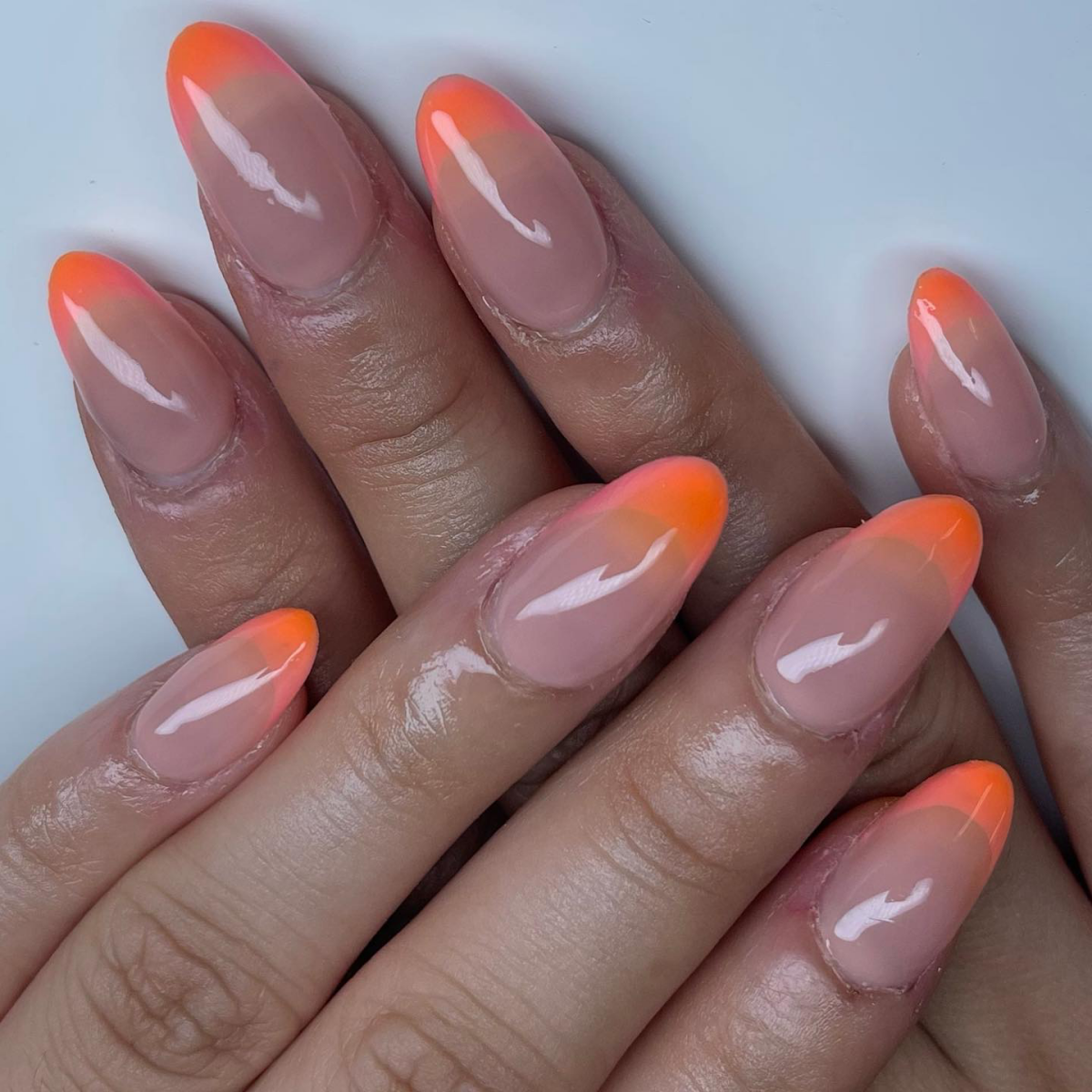 farbe des jahres panton nagellack peach fuzz ombre nails nailsbykxren