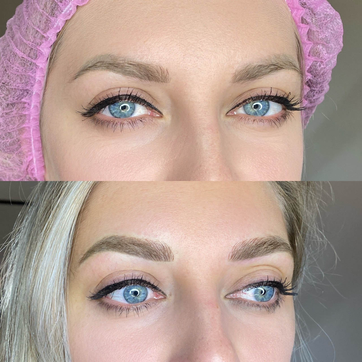 microblading treatment before and after results