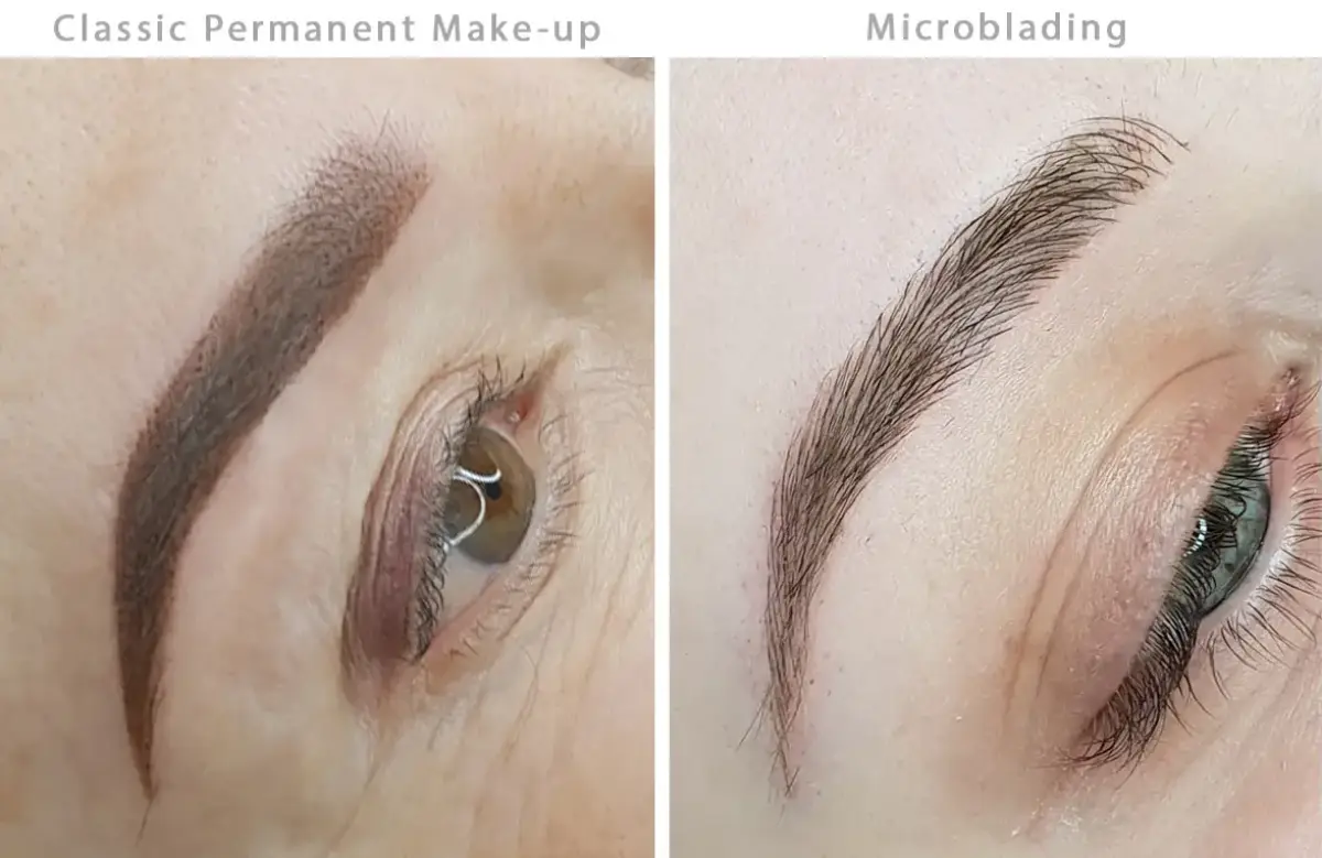 permanent make up augenbrauen heilungsverlauf permanentes make up oder microblading vorher nachher