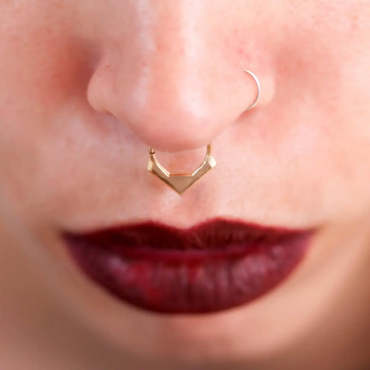 wie lange nach septum nicht duschen ist spetum piercing dreieck gold