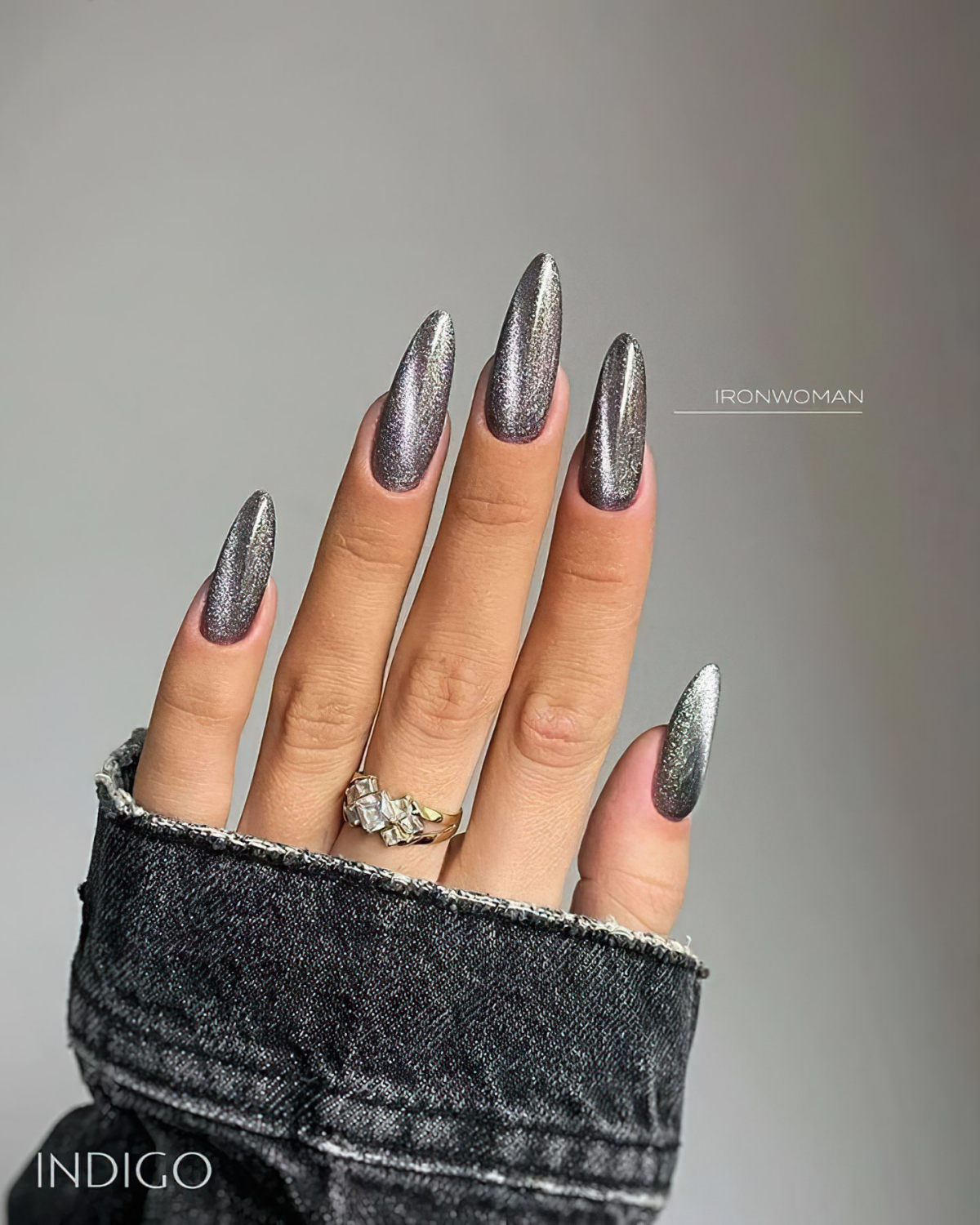 metallic nails indigonailslabnl