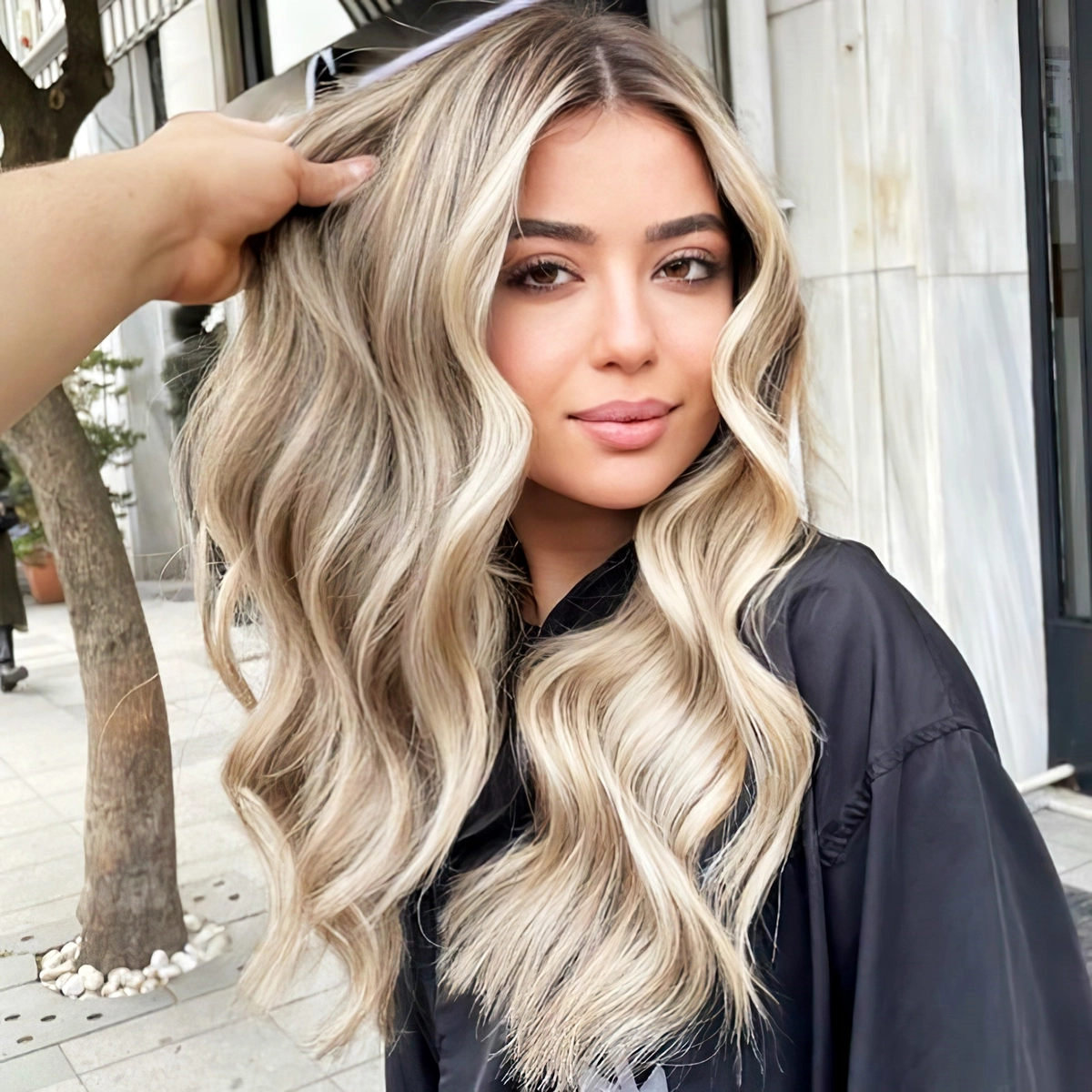 balayage blond trendige haarfarben butterblonde haare orkunbaykut