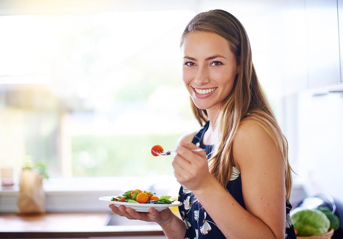 frau macht candida diaet