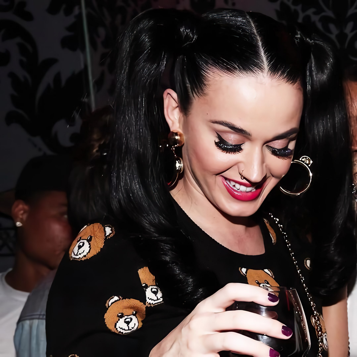 katy perry pigtails retro