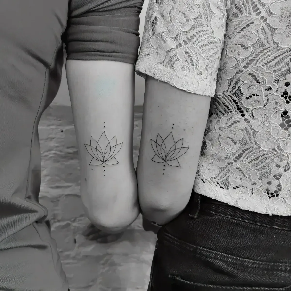 partner tattoo lotos