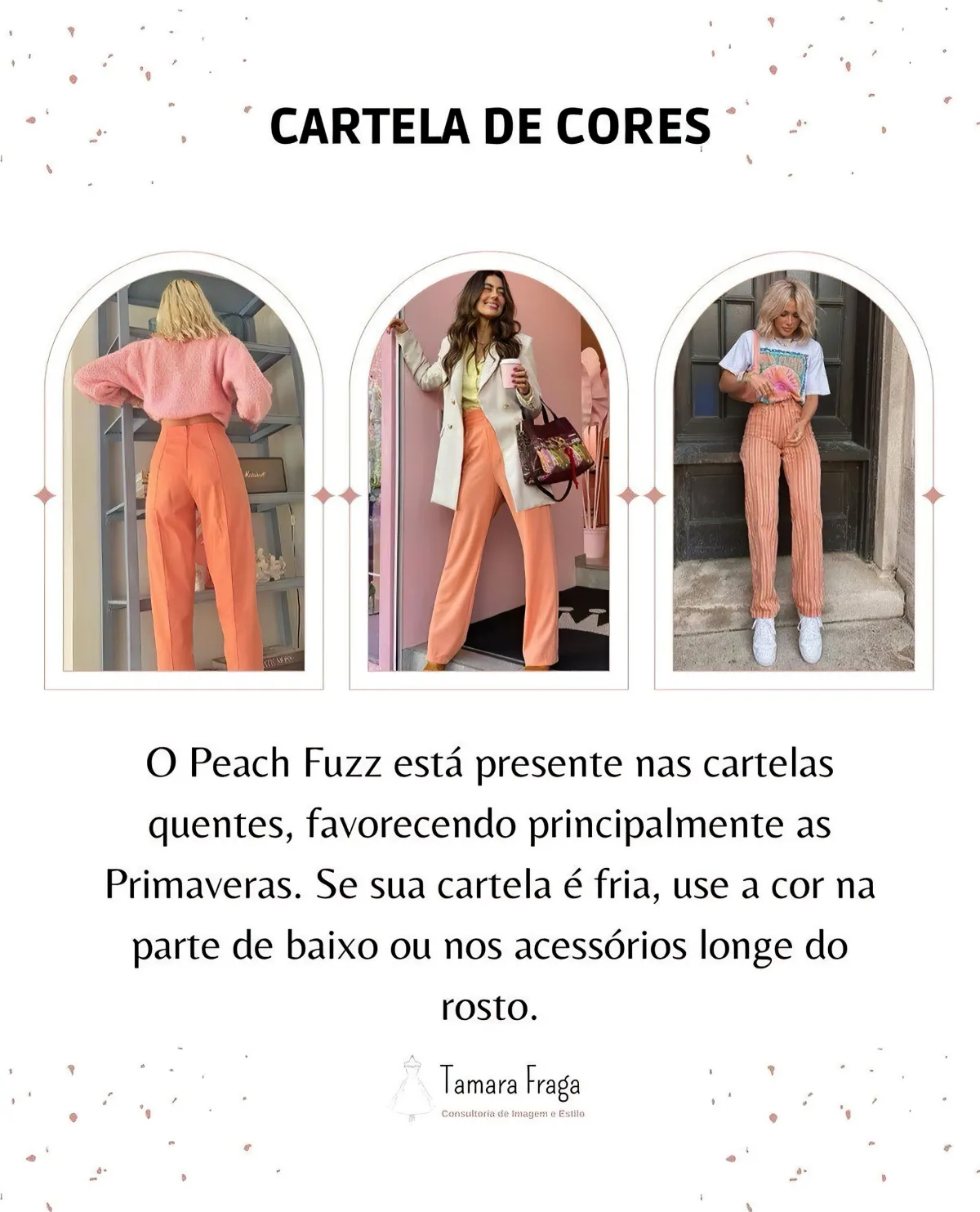 peach fuzz trendfarbe 2024 richtig kombinieren outfits