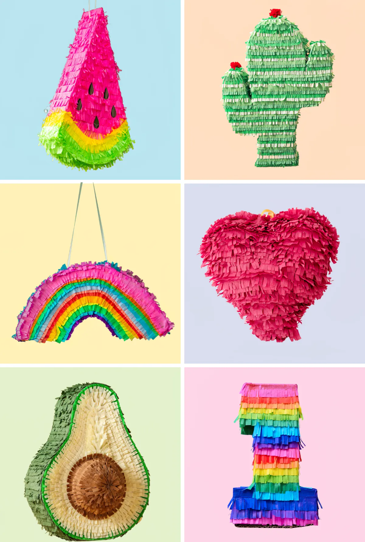 piñata varianten für kindergeburtstag bunt lustig