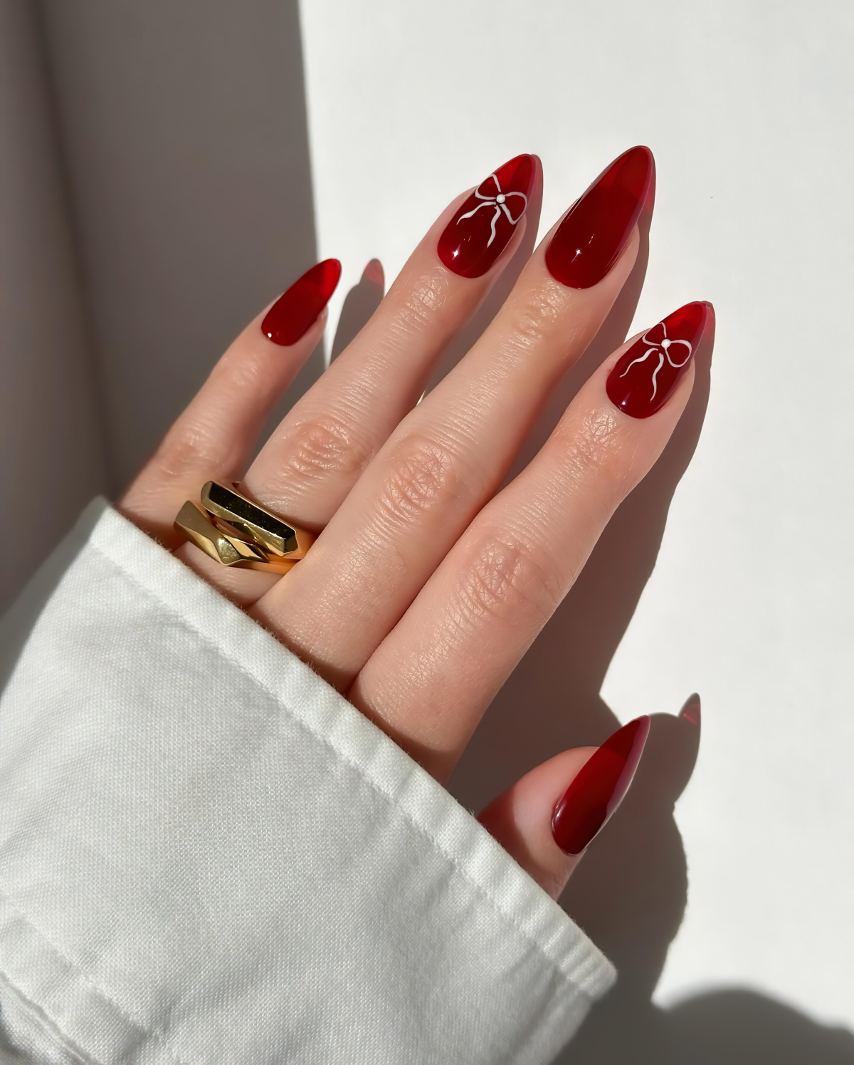 rote balletcore naegel disseynails