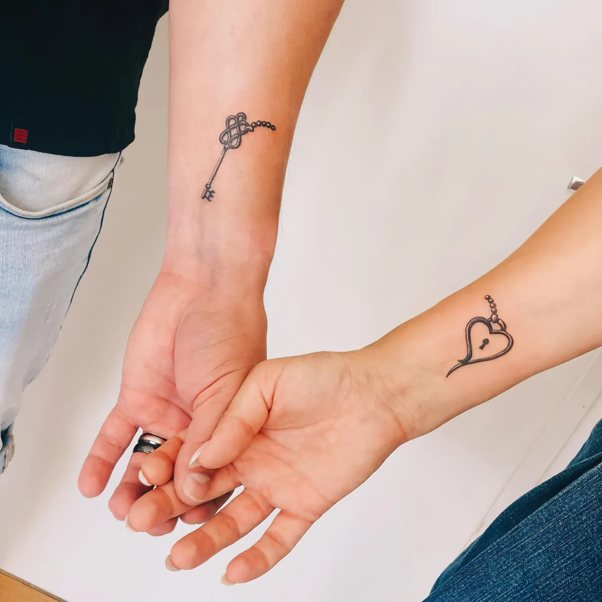 schloss und schluessel partner tattoos