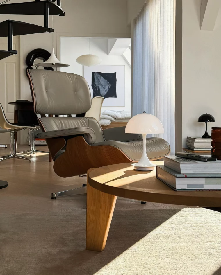 wohnung in mid century style wohnzimmer moebel mr.roofpots