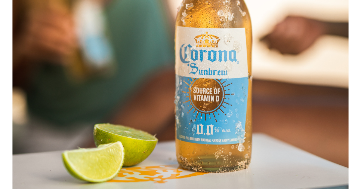 alkoholfreies corona bier mit limette