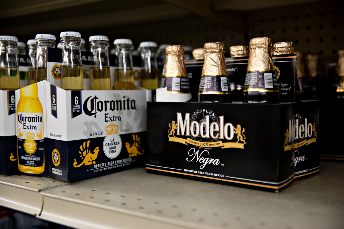 corona und modelo biere aus mexiko