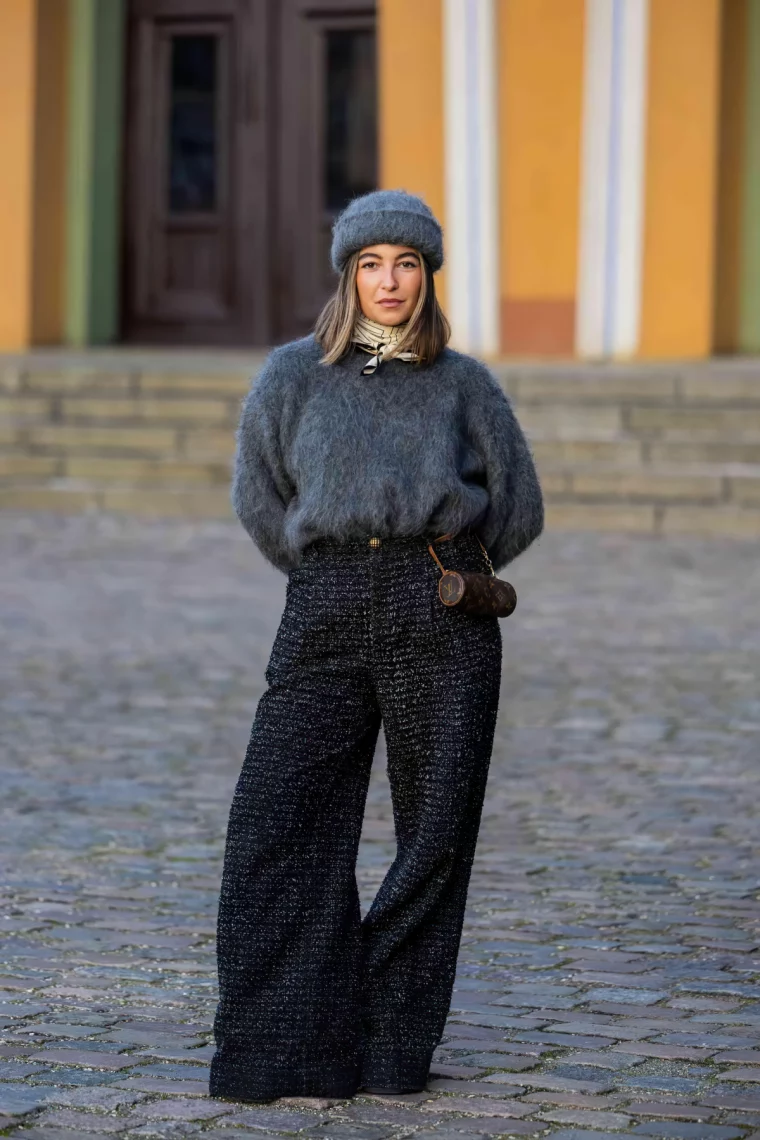 outfits mit schwarzen hosen kombinieren