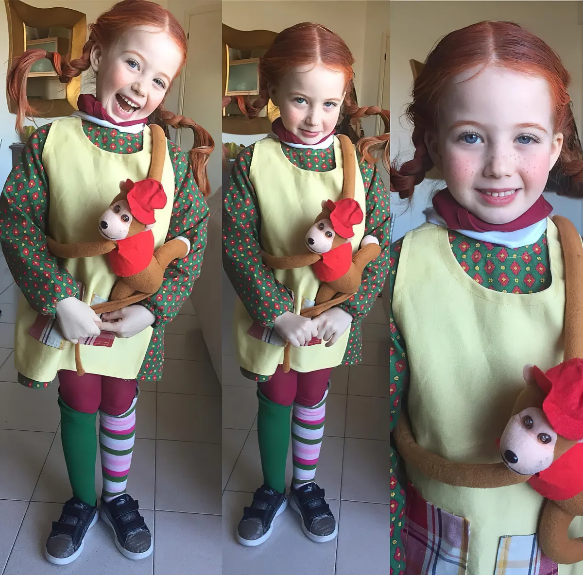 pippi langstrumpf schminken fasching halloween make up ideen