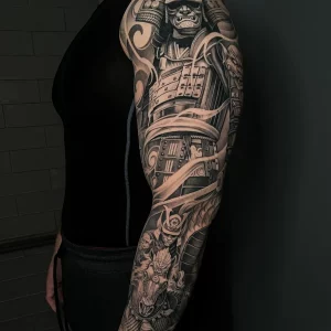 full sleeve tattoo mann trends 2024