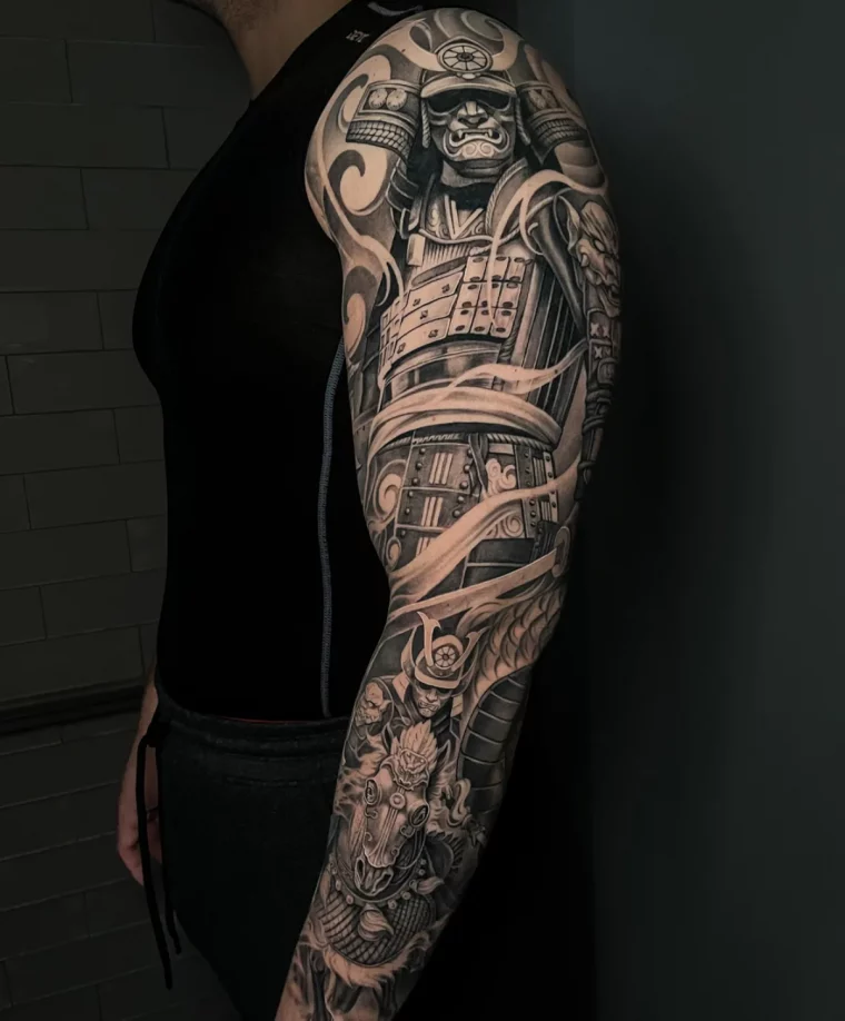 full sleeve tattoo mann trends 2024