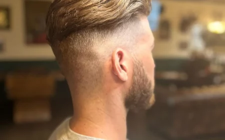 high fade undercut mit übergang männer