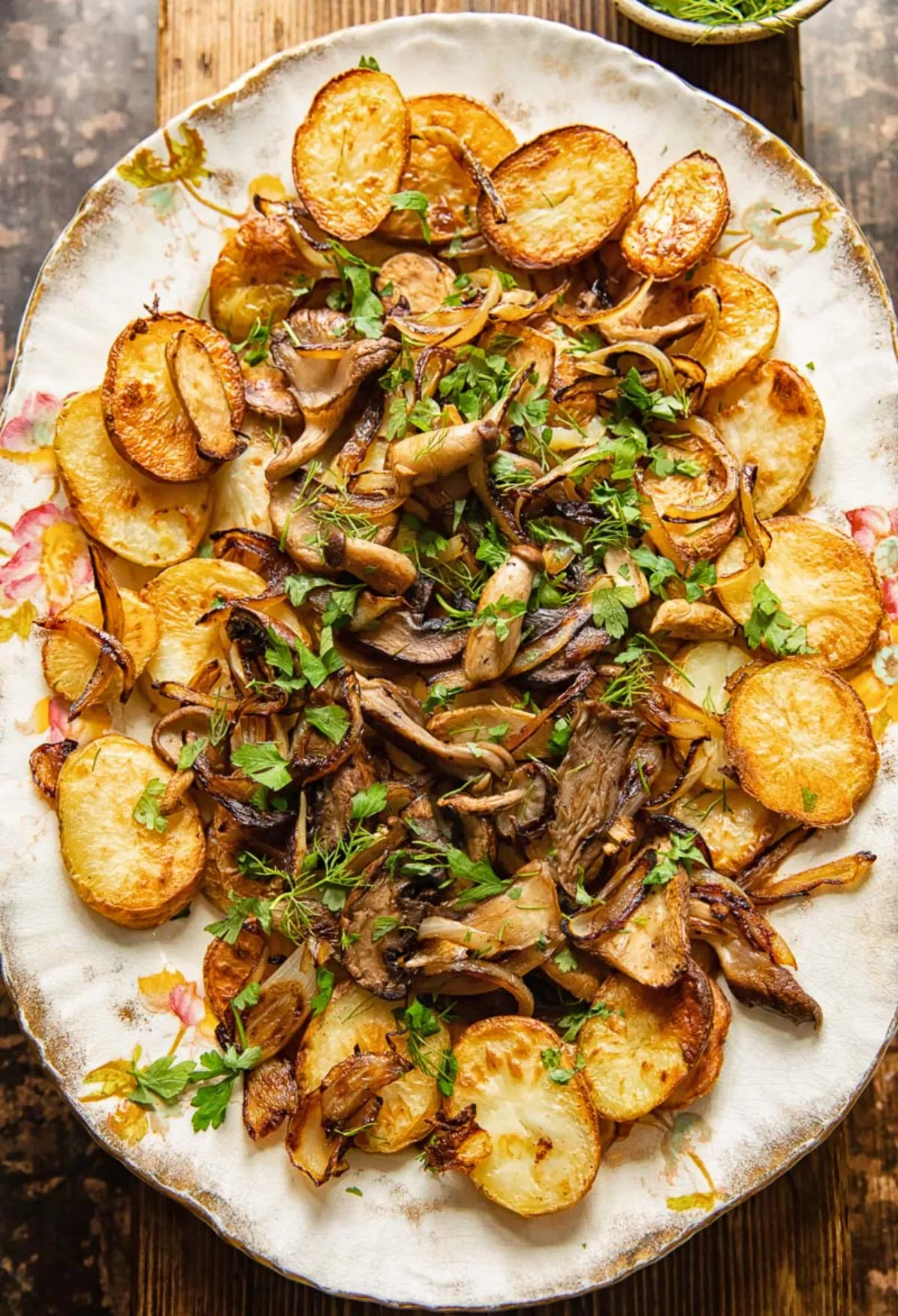 kartoffeln mit champignons aus dem ofen