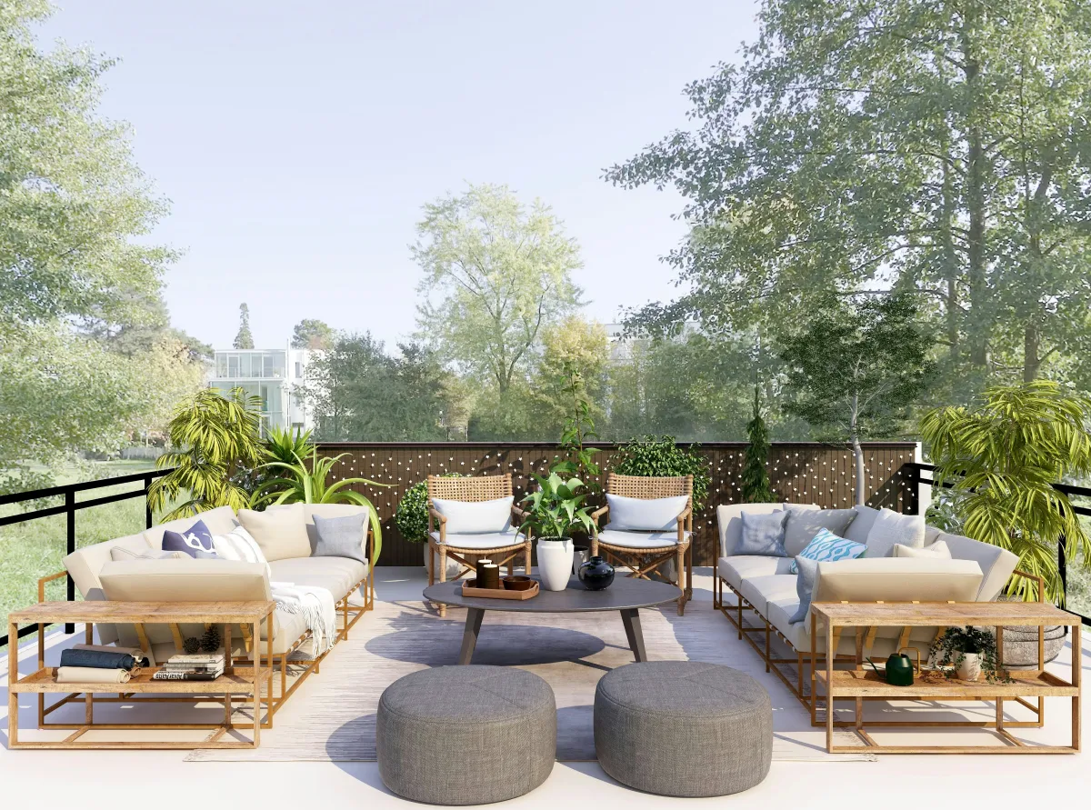 terrasse richtig pflegen oase für entspannung