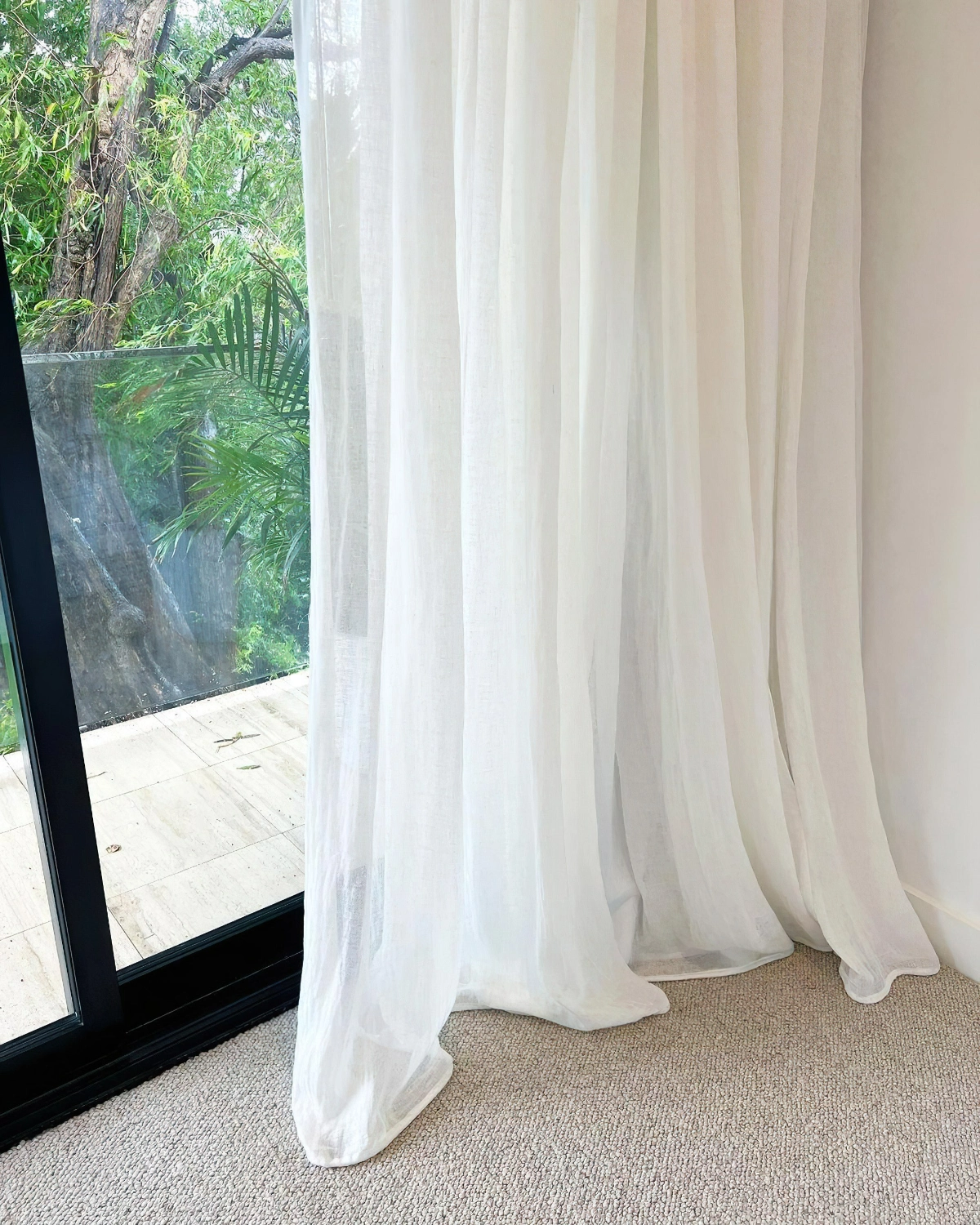leinen vorhang weisse gardinen aus natuerstoff homelife furnishings