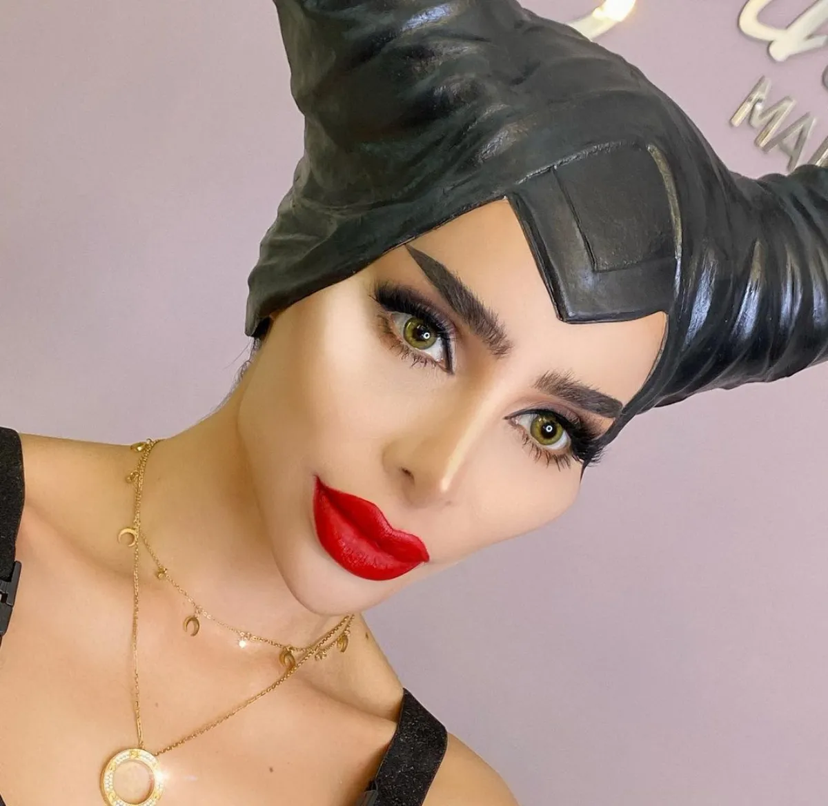 maleficent make up für halloween anleitung