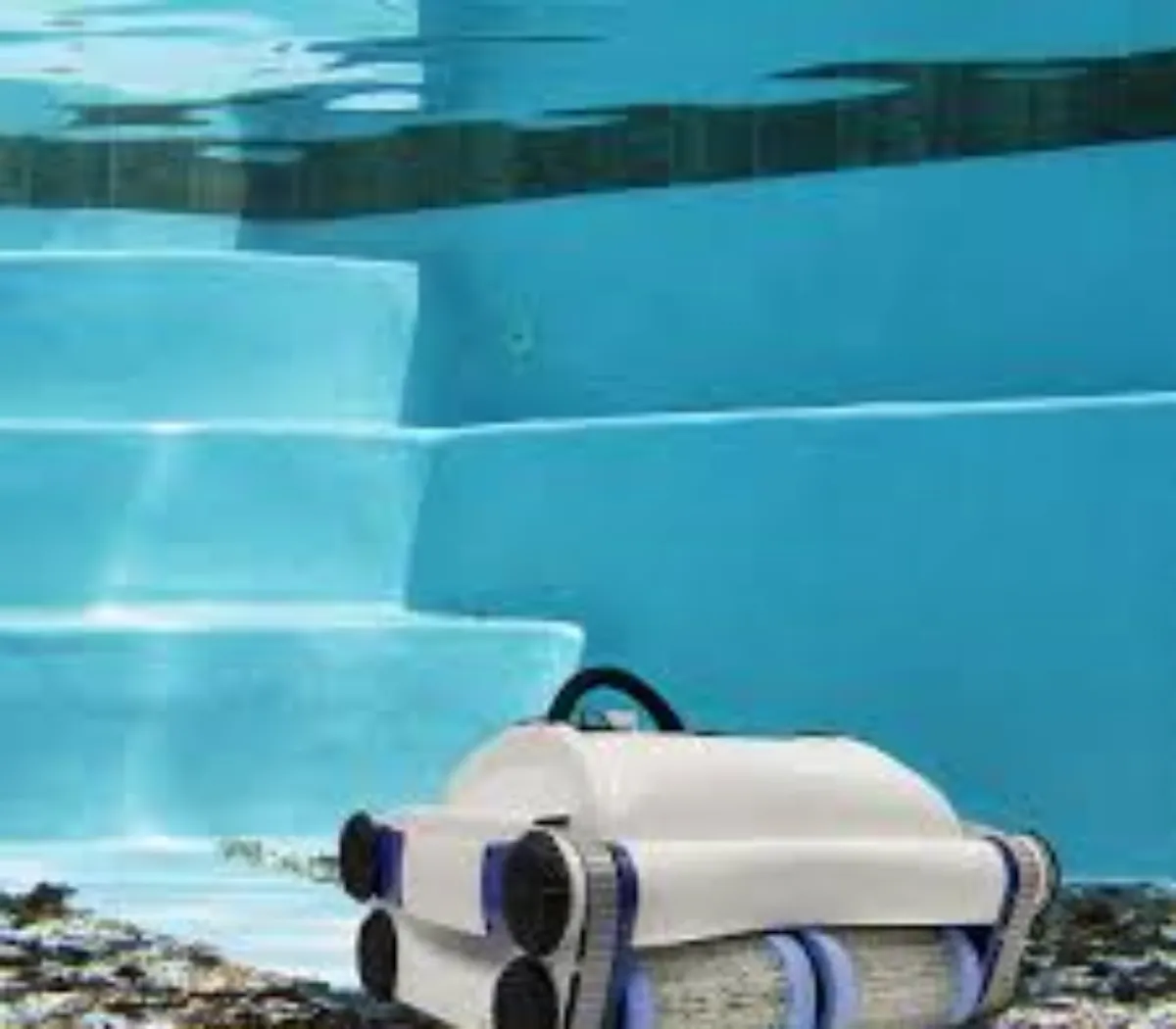 mit akku poolroboter schmutz entfernen