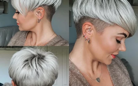 pixie cut mit langem deckhaar haare an seiten und hinterkopf kurz