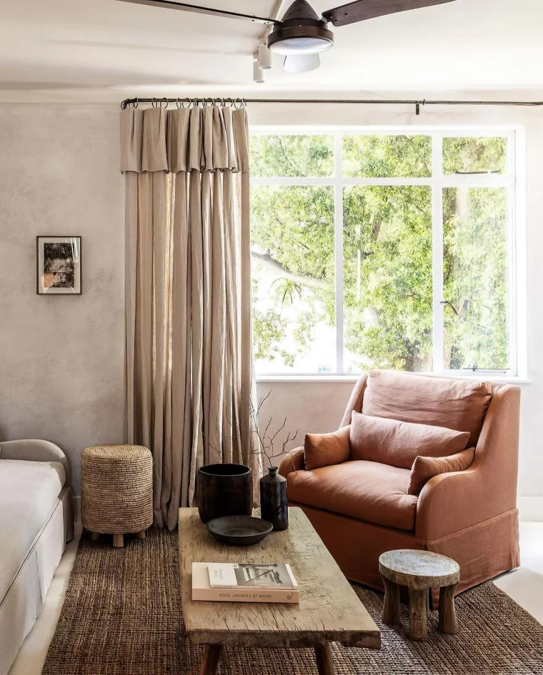 wohnzimmer dekorieren fender deko leinengardinen decorlabsa