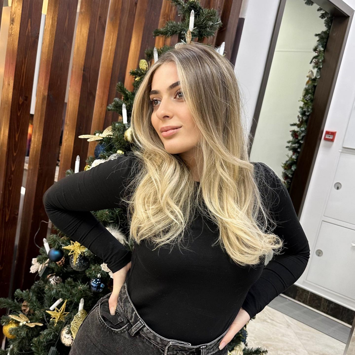 lala colorist airtouch balayage langes haar