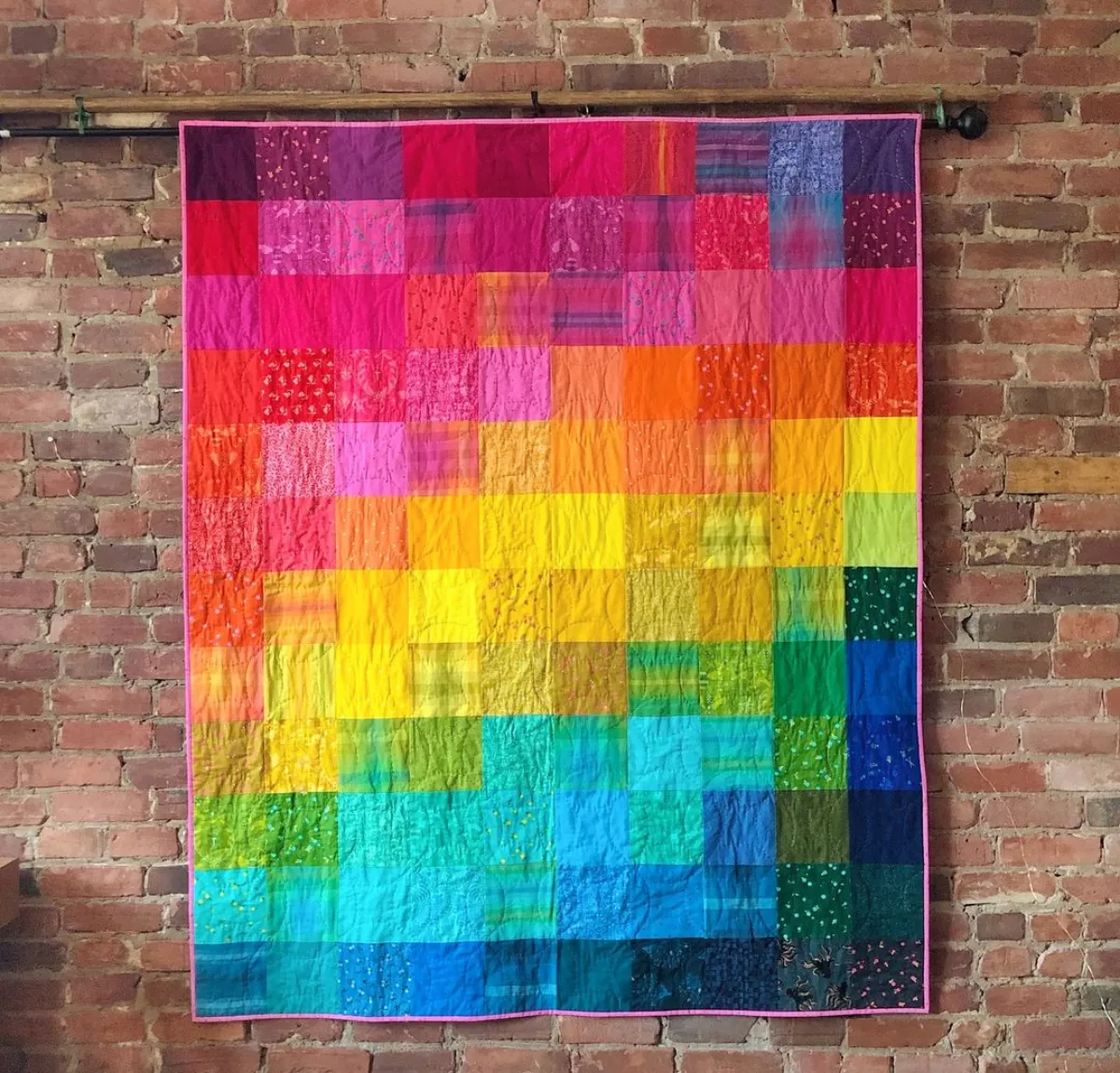 patchwork in regenbogen farben anleitung für anfänger