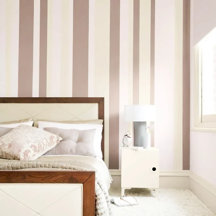 wand mit muster streichen schlafzimmer wand gestalten unter das bett wall painting designs