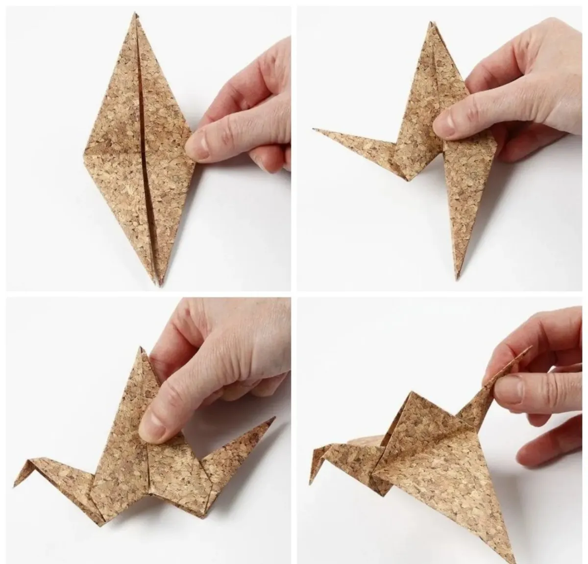 bildanleitung für diy origami kranich