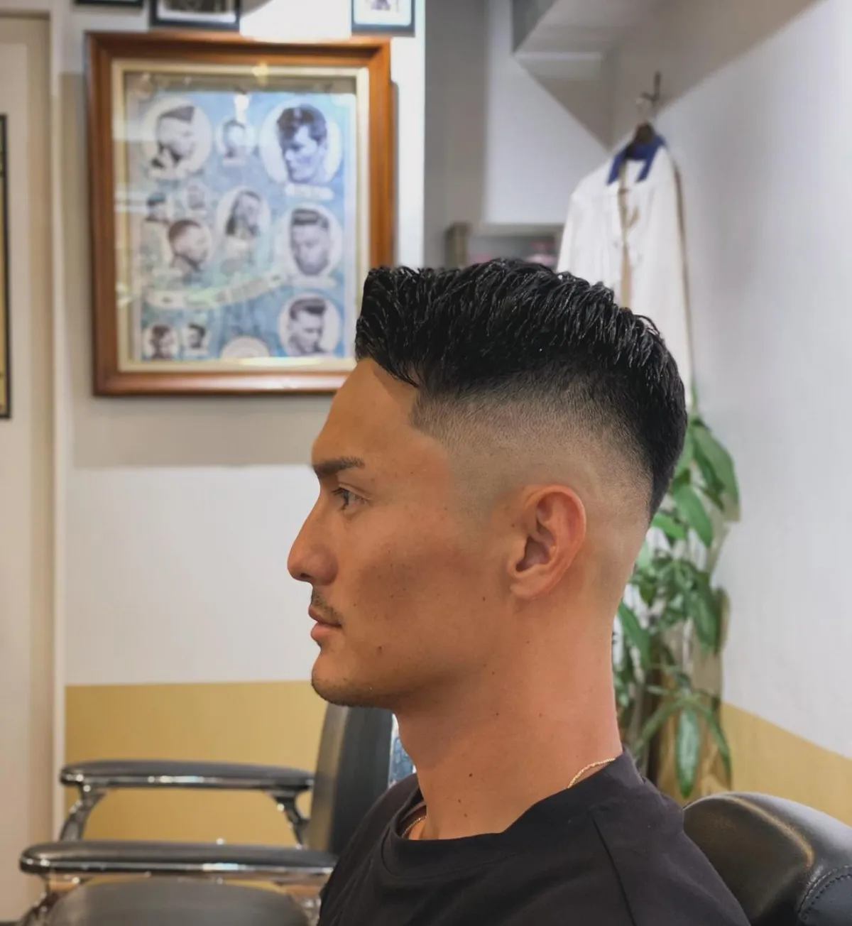 high fade haircut männerfrisuren moderner look