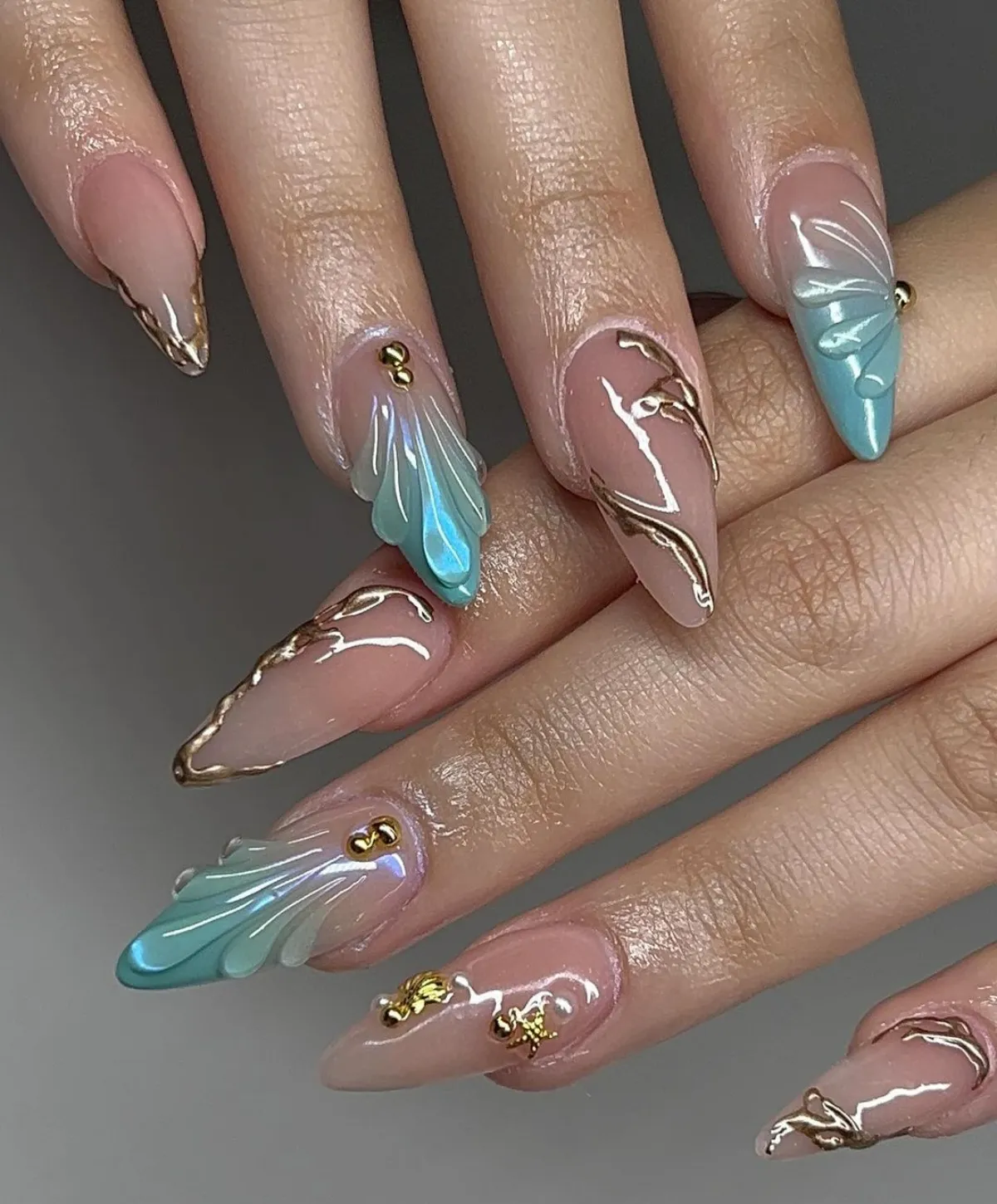 jelly nails nageltrend sommer 2024 meer deisgn