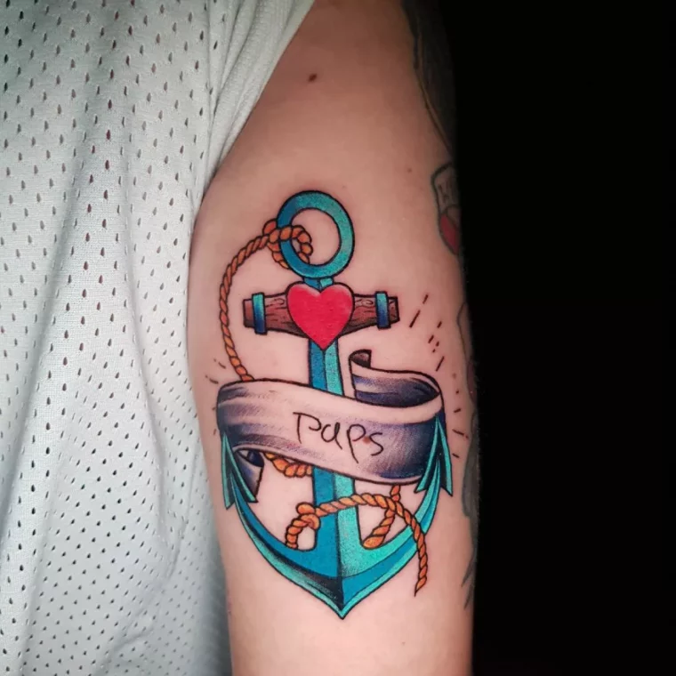anker vater tochter tattoo