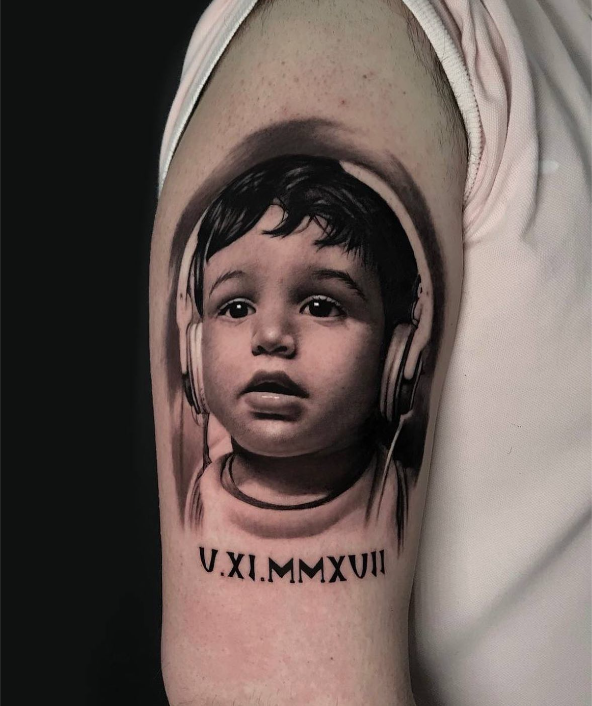 portrait tattoo kinder